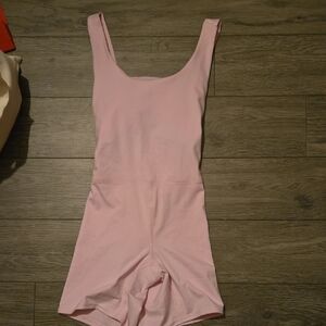 Pink Sleeveless Romper